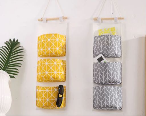 1pc Hanging Pockets Organizer Over The Door, Storage Multi Pocket Bags Hanging Storage Bag