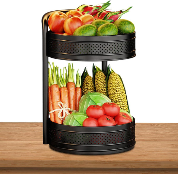 Double Layer Rotating Spice Rack, 360° Rotating Spice Holder, Spice Rotating Tray For Kitchen Cabinet Pantry Bathroom