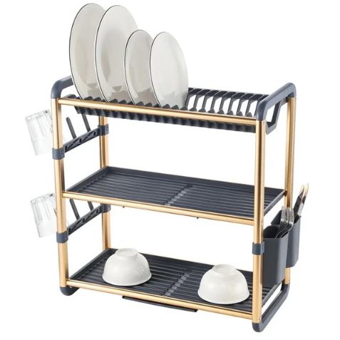 3 Tier Aluminium Dish Rack