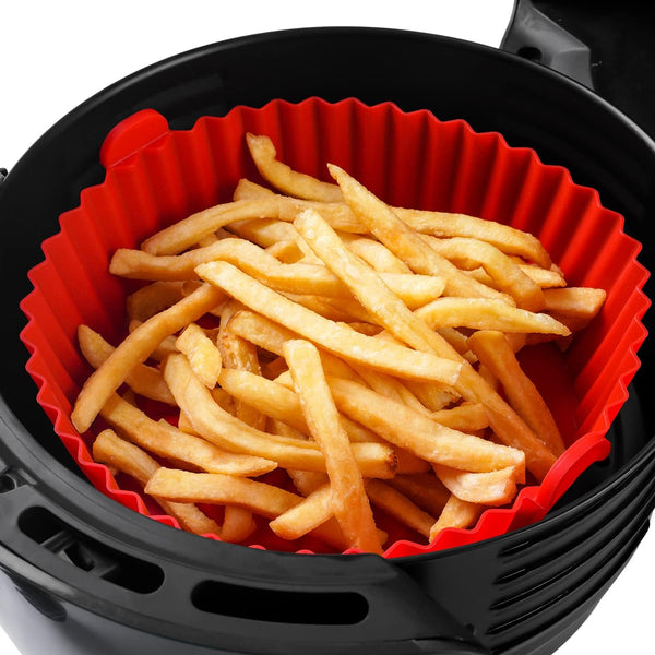 Air Fryer Silicone Baking Tray Pot, Air Fryer Oven Accessories