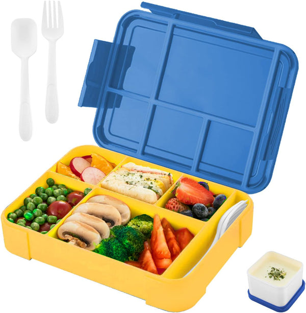 Children's Lunch Box With Compartments, Bento Lunch Box For Adults, Girls And Boys