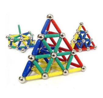 Educational Magnetic Sticks For Kids 84Pcs
