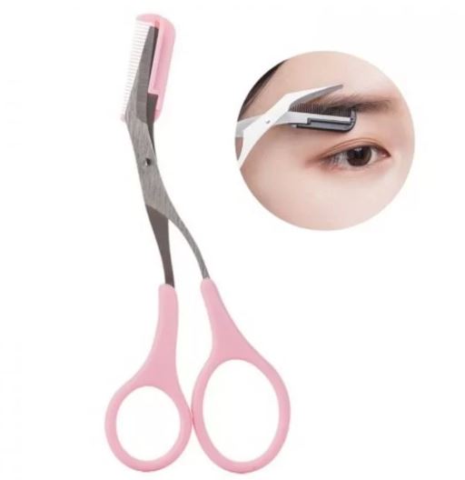 Eyebrow Scissors With Eyebrow Comb – Cutting Scissors For Eyebrow