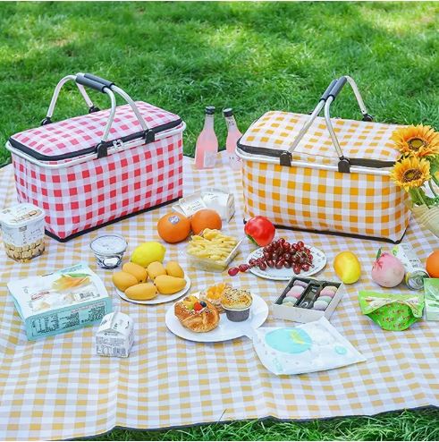 Foldable Insulated Picnic Basket