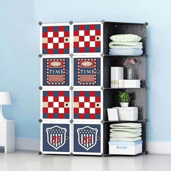 Football Club DIY 9 Cube Storage Cabinet Organizer