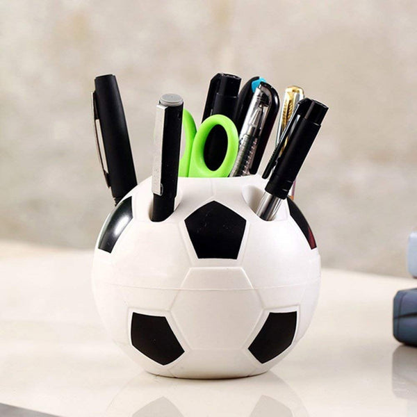 Football Shape Creative Pen Stand Holder For Home And Office