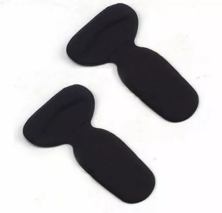 1 Pair Heels Cushioning Pads Black Heel Cushion Inserts Prevent Blisters Pains and Loose Shoes