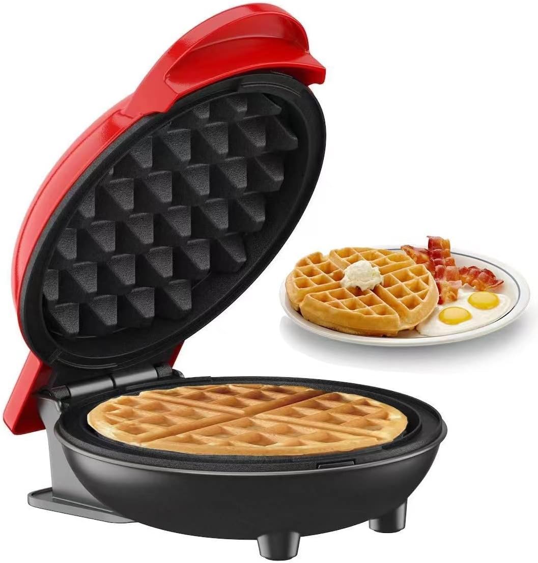 Mini Non-Stick Waffles Maker, Portable Electric Waffle Iron Machine ...