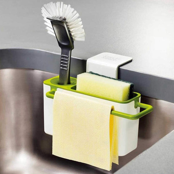 Suction Sponge Holder For Kitchen Sink – Multifunctional Kitchen Sink Sponge Holder