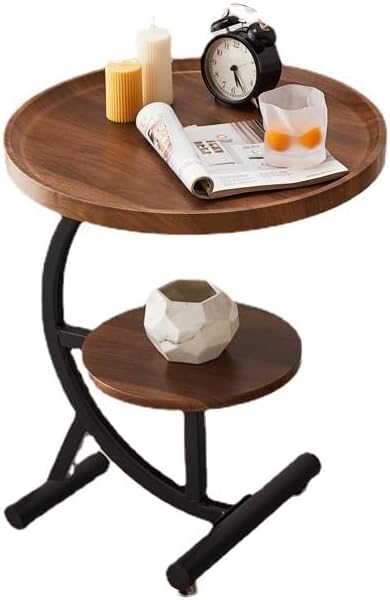 Multifunctional Sofa Side Table, Decorations Round Table, Living Room Corner Coffee Table