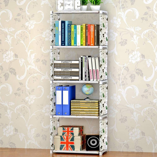 Multipurpose Bookshelf Alloy Steel Metal Storage Shelve For Books Storage Organizer