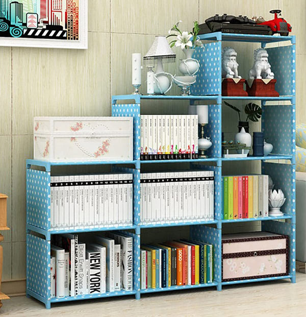 Multipurpose Bookshelf Steel Metal Storage Shelve For Books Storage Organizer, Bookcase For Home Furniture