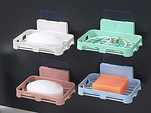 Multipurpose Plastic Soap Dish Wall Mounted