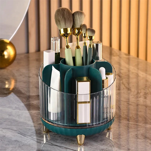 Premium 360 Rotating Brush Holder, Make-Up Brush Holder