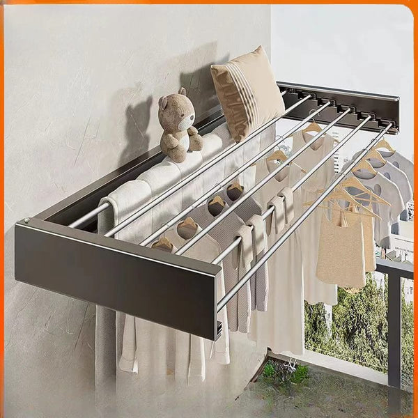 Retractable Wall Mounted Laundry Drying Rack