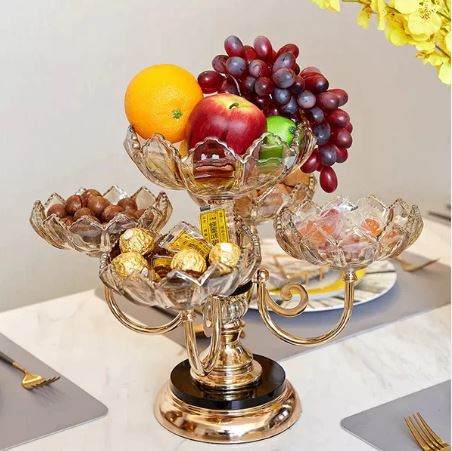 Rotating Dry Fruit Plate Rack, Dry Fruit Organizer