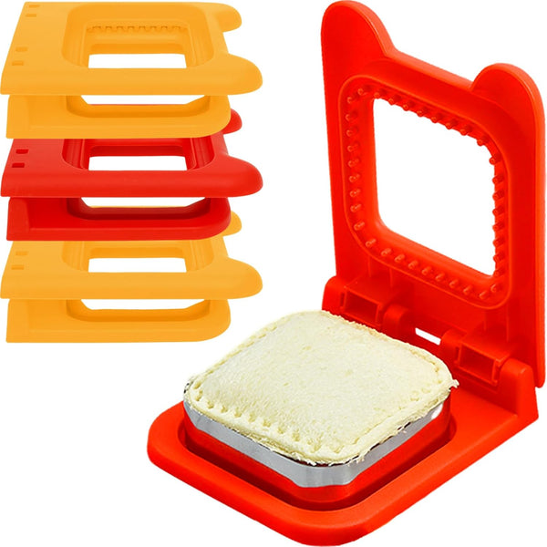 Stainless Steel Pocket Sandwich Maker, Sandwich Cutter and Sealer for Kids