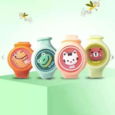 Mosquito Repellent Watch, Baby Cute Cartoon Anti-Mosquito Band Bracelet