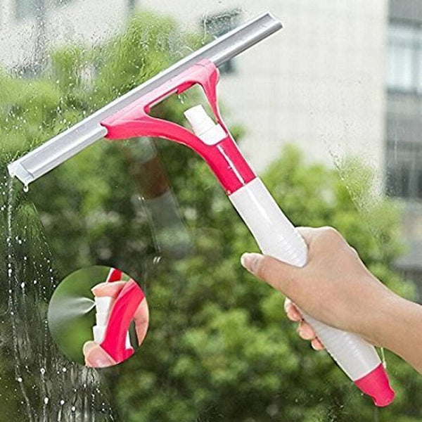 Windows Glass Cleaner Wiper With Spray Multifunctional Spray